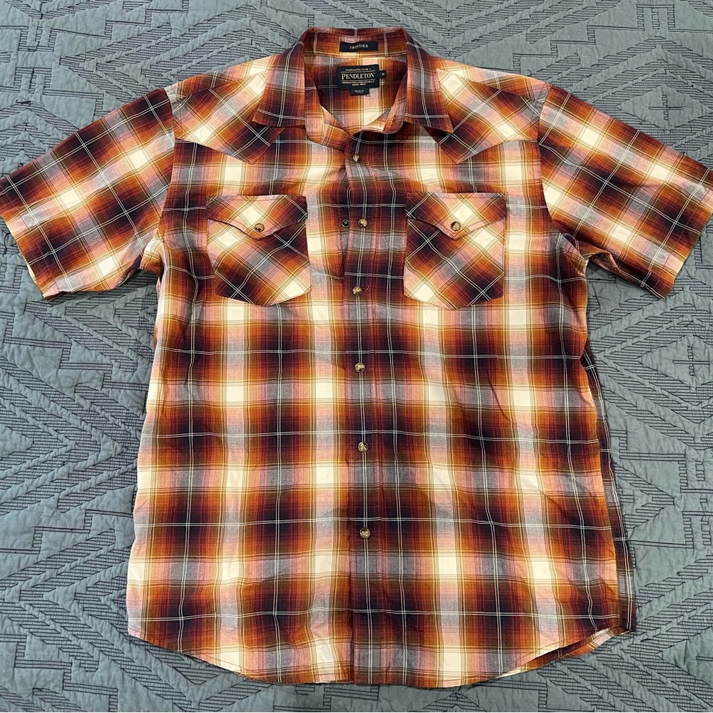 Pendleton Frontier Men’s Medium Brown Ombré